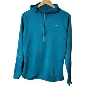 Nike Dri Fit Teal Running Hoodie Size L???